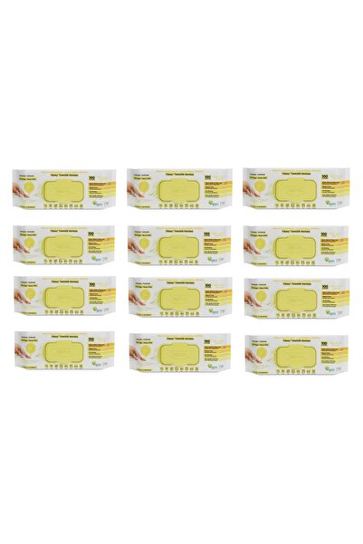 Deep Fresh Multi-surface wet wipes with baking soda and vinegar Lemon 100 pie...