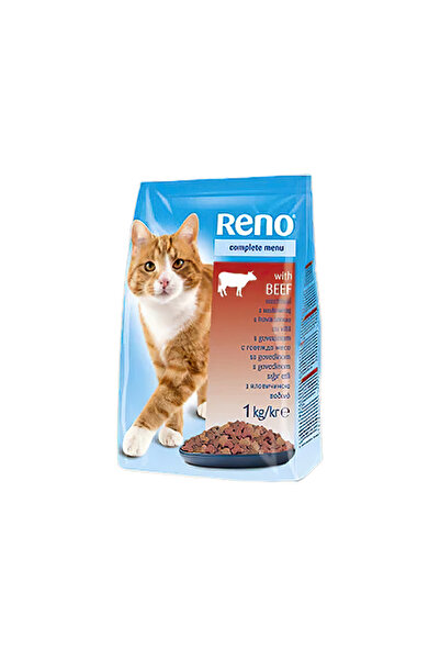 Reno Dry Cat Food with Beef Flavor 1Kg