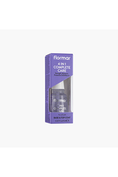 Flormar Base and Top Nail Coat 4-in-1 Complete Care with Vitamin E 11 ml