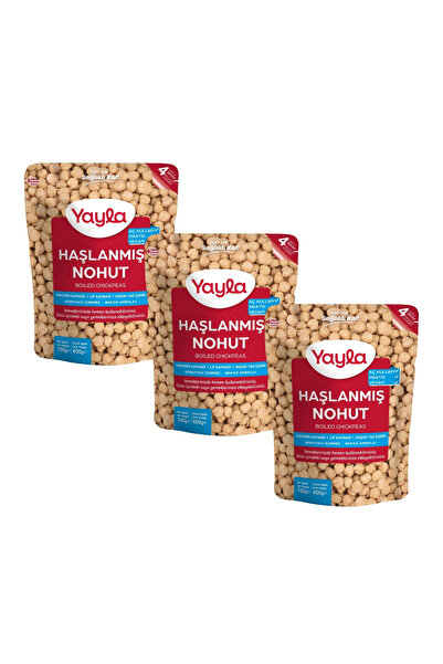 Yayla Haşlanmış Nohut 700 gr x3
