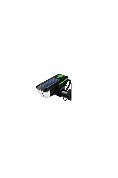 Forte GT XBYC 6144 BİSİKLET ÖN IŞIK KORNA SİYAH YEŞİL