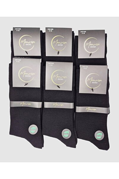 Moonrise Socks Bamboo Men's Socks 6-Piece Box