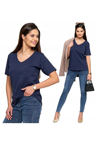 MORAJ Women's T-Shirt Cotton PREMIUM Loose T-Shirt Comfortable V-neck 3XL