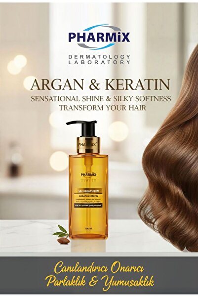 PHARMİX Argan ve Keratin Saç Bakım Serumu