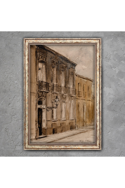 TekTablo لوحة فنية بإطار عتيق