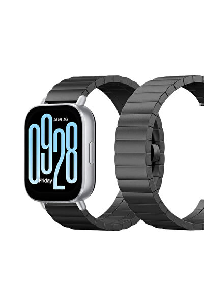 Sneezy ساعة Mi Watch 5 Lite/Active متوافقة مع هيكل صلب فاخر وقفل آمن وسلك معد...