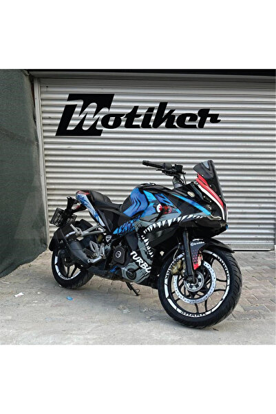 Motiker Bajaj RS200 (Köpekbalığı) Shark Sticker Kaplama Modeli