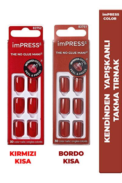 Impress Kendinden Yapışkanlı Takma Tırnaklar KIMC13-12