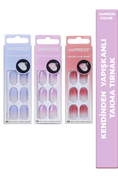 Impress Kendinden Yapışkanlı Takma Tırnaklar IMC50-52-53