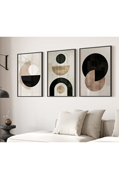 TekTablo 3 Piece Framed Painting Set