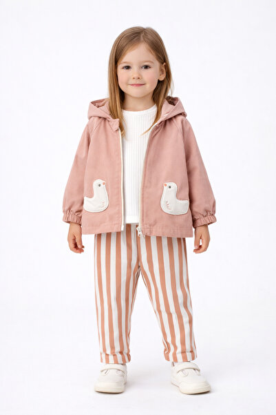 Harika KIDS Комплект момичешки габардинени якета – 100% памук Вътрешен джърси...