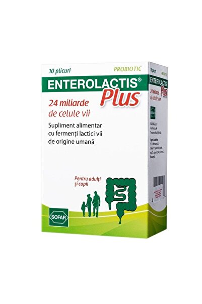 OEM Enterolactis Plus συμπλήρωμα διατροφής, 10 φακελάκια