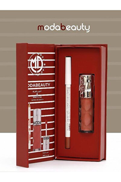 Moda Beauty بوكس أحمر شفاه + محدد ModaBeauty 002