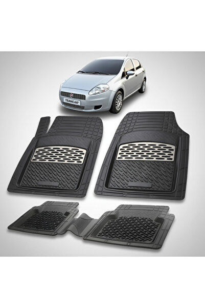 TEAMCAR Συμβατά πατάκια δαπέδου Fiat Punto II 1999-2010 | Ασημί