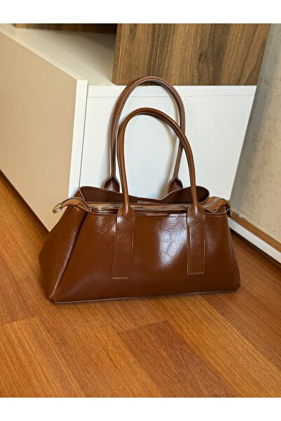 Bagnest Prirodna koža ženska torba sa tri odjeljka i Torba za rame