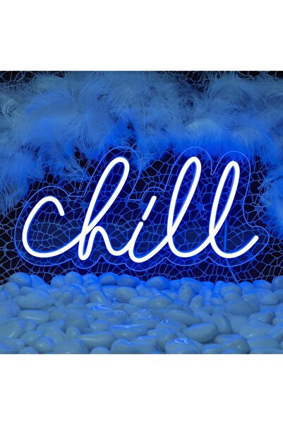 Slasa Chill Neon Sign 28x39 cm with 6mm Acrylic Base LED Wall Decor