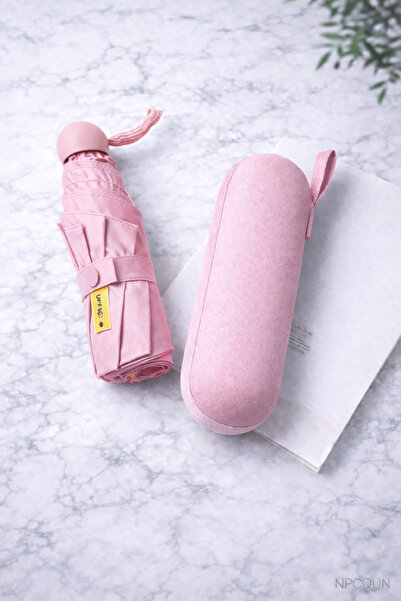 NPCQUN 1. Sınıf Kalite Kapsül Şemsiye | Pongee Kumaş & Fiber İskelet | Ultra ...