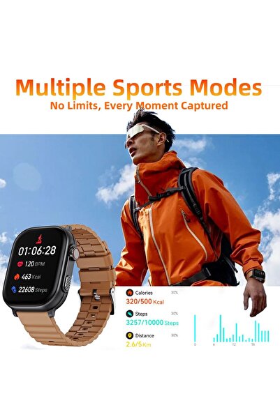 Helix Heli Ultra T79 Smart Watch 2.01''TFT Display 800 mAh Battery 30 Days Ba...