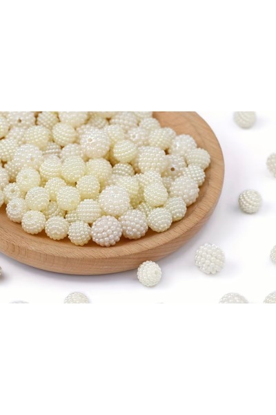 Forma Decorative beads type Blackberry 12mm – Cream, 3D effect 12cm