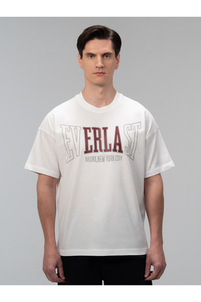 EVERLAST Iconic Rest Oversize White Men's T-Shirt
