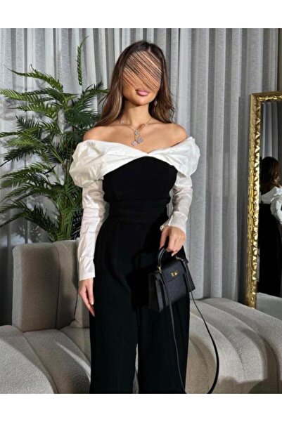 Mira ~ Soft Barbie fabric jumpsuit with satin sleeves