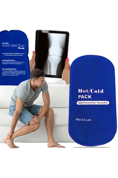 Optim Solution Gel Compress for Local Therapy, Hot/Cold Effect, Reusable, Fle...