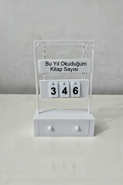 Kal Studio Kişiye Özel Kitap Okuma Sayacı-İsimli Kitap Takip Panosu