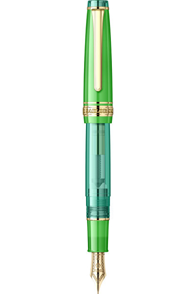 Sailor Fountain Pen Slim SE Manyo II Grass GT 14K (F)