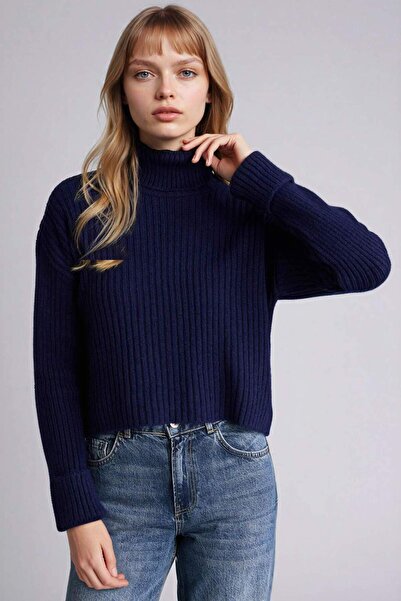 DeFacto Pulover supradimensionat cu guler înalt G5463AX25WN