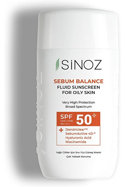 SİNOZ Sebum Balance Fluid Sunscreen for Oily Skin SPF50+ / PA++++ – 50ml