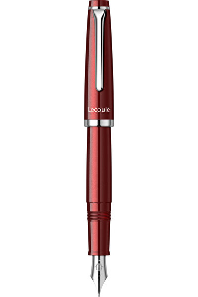 Sailor Fountain Pen Lecoule Power Stone Garnet Red CT (MF)