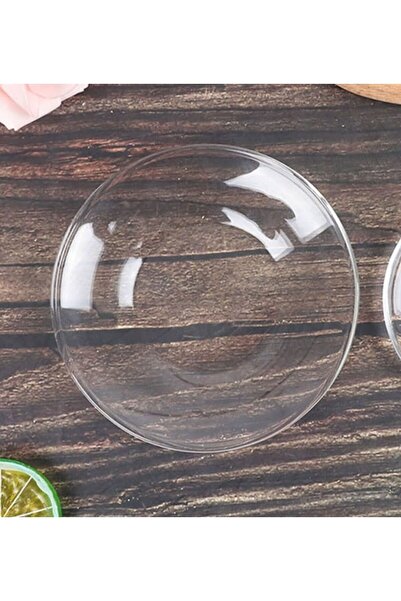 Bosphorus Glass Serving Plate 8 Pieces 24X24X2.5Cm