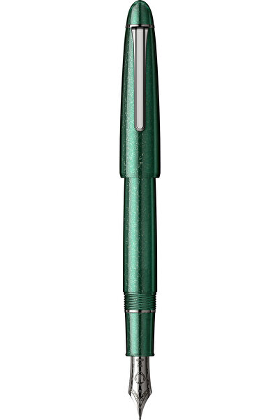 Sailor Fountain Pen 1911L Ringless Galaxy Crab Nebula Green GMT 21K (M)