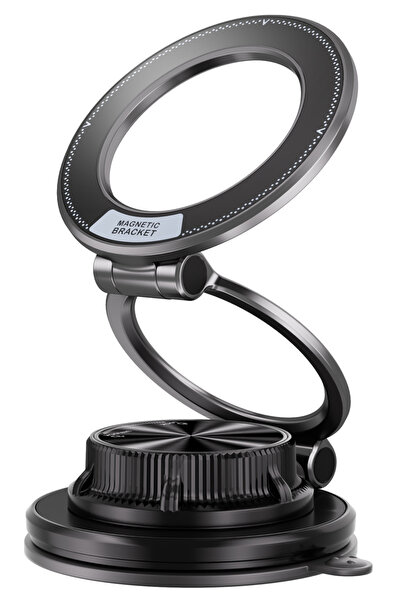 Fibaks 720° Dönebilen Manyetik Vakumlu Araç İçi ve Masaüstü Telefon Tutucu Ka...