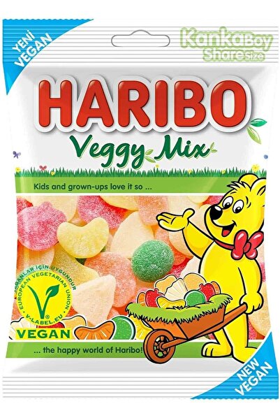 Haribo جيلي الخضار المشكلة، 80 غرام
