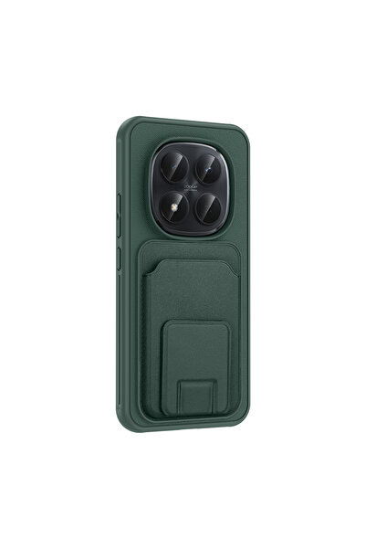 Apsuwa حافظة ريدمي نوت 15 برو من السيليكون مع حامل بطاقة بيكارت