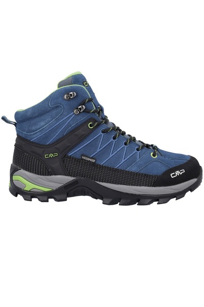 CMP Men's trekking Combat Boots Rigel Mid Waterproof-Blue/Black-45