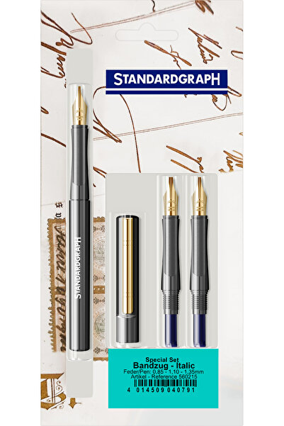 Standardgraph Set caligrafie stilou + penițe 0.85/1.1/1.35