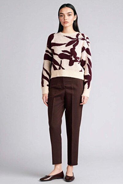 DeFacto Carrot Fit Zippered High Waist Skinny Leg Cropped Trousers C2466Ax26Sp