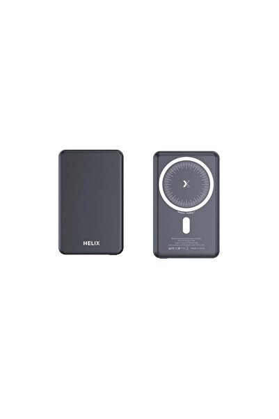 Helix Heli Mag-5 5000mAh MagSafe Wireless Charging Power Bank Ultra Slim 2 in 1
