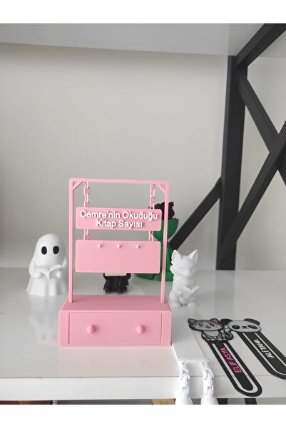Kal Studio Kişiye Özel Kitap Okuma Sayacı- İsimli Kitap Takip Panosu