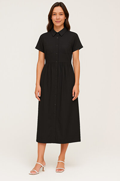 Dkny S/S Btn Down A-Line
