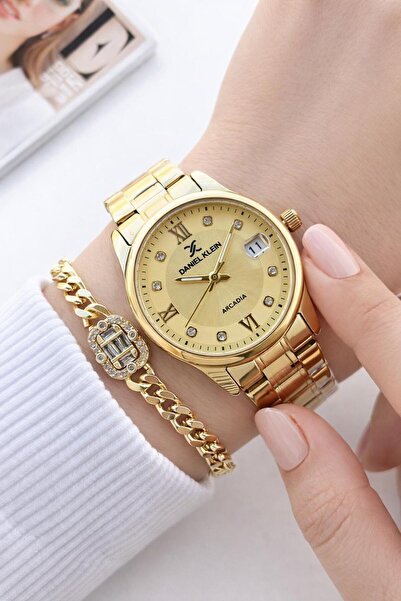 Daniel Klein Steel Cord Strap 2 Year Warranty 3 Atm Water Resistant Women Wri...