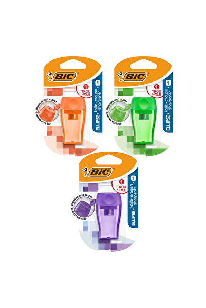 Bic مبراة أقلام بيضاوية الشكل، قطعة واحدة، 1 لتر، عبوة واحدة