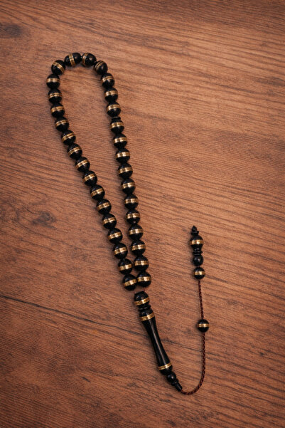 dagdelen Altın Kaplama İşlemeli Küre Kesim Kuka Tesbih