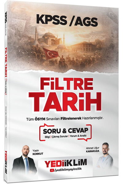 Yediiklim Yayınları 2026 KPSS AGS Filtre Tarih Soru Cevap