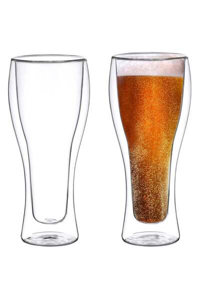 Blackstone Double Wall Glass Tumbler Cups, Tropical & Soft drink cups set of ...