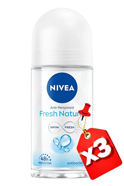 NIVEA FRESH 50ml x3 PCS