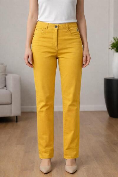 BONİTA Bonitaliz 185 back pocket high waist 5 pocket lycra tube leg pants