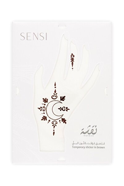 SENSİ Nqshah Henna Temporary Tattoo #2 Brown